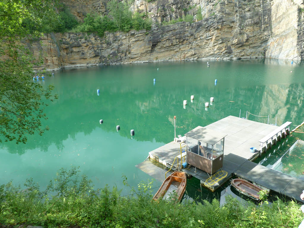image de la carrière de la gombe à Esneux en Belgique