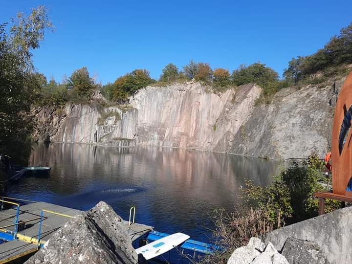 image de la carrière de Vodelée en Belgique